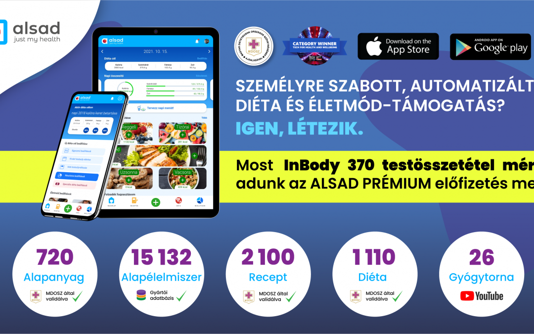 AKCIÓ – PRÉMIUM ELŐFIZETÉS MELLÉ AJÁNDÉK INBODY MÉRÉS!